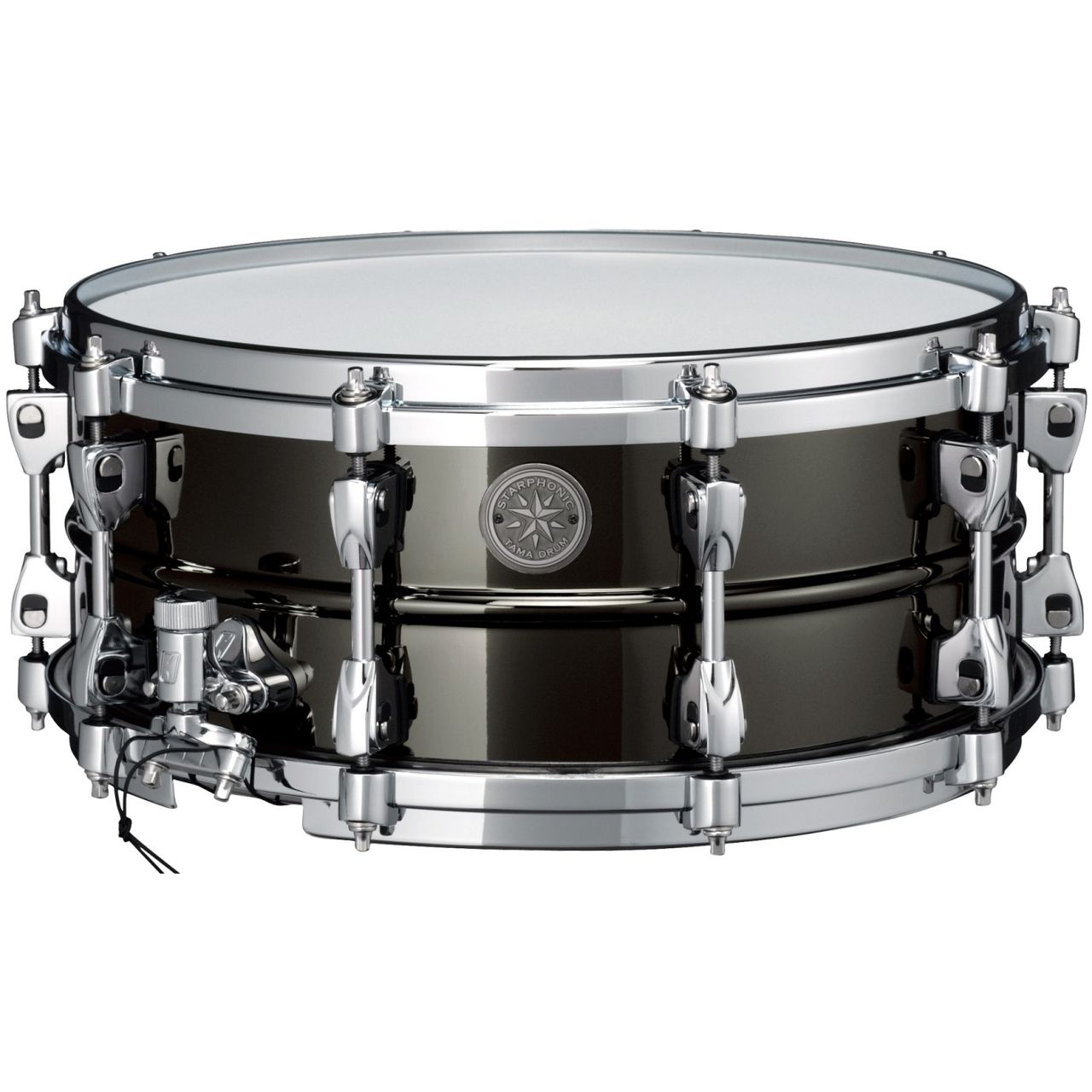 PST146 14" x 6" Starphonic Steel Black Nickel Snare