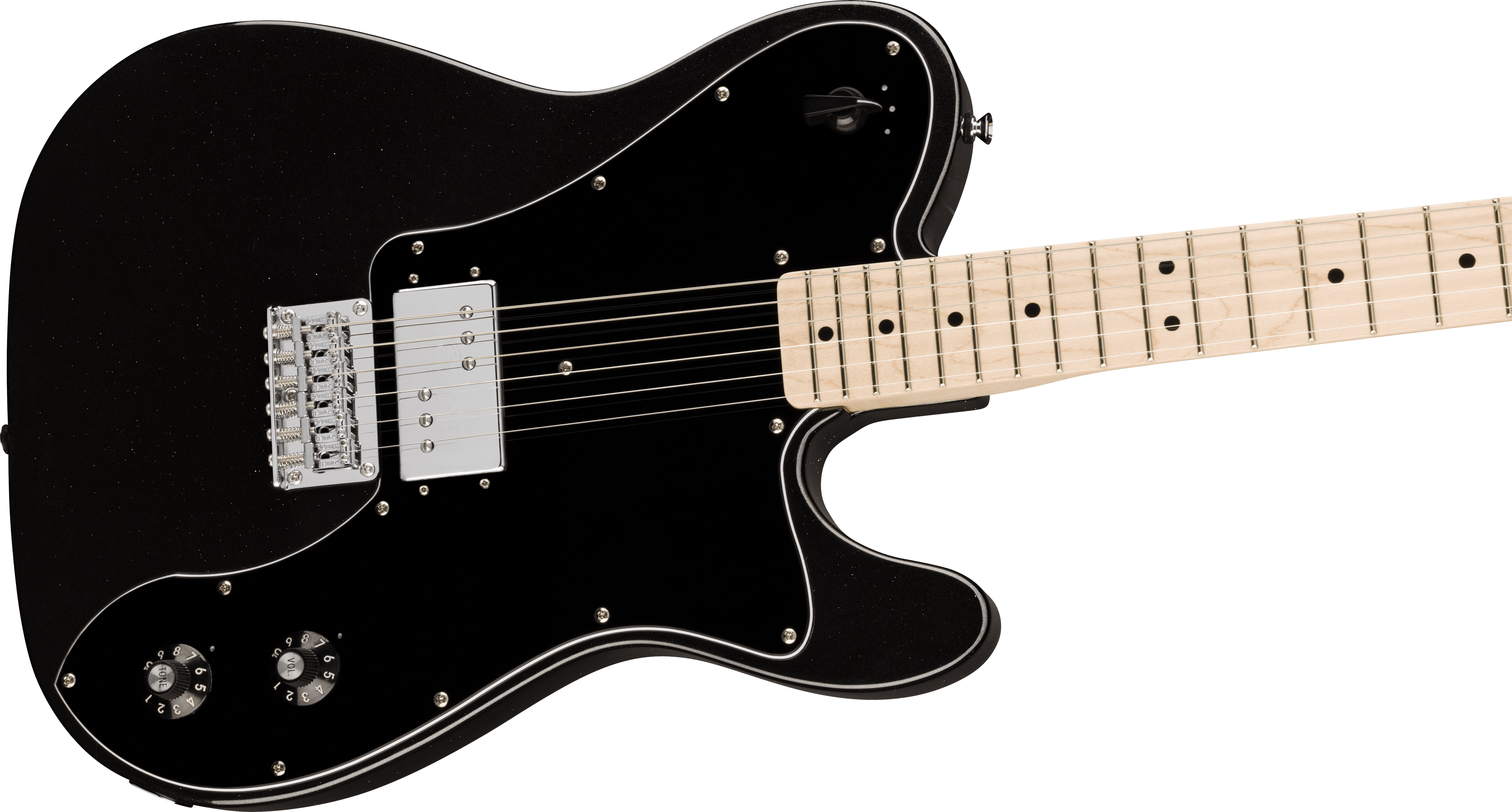 Paranormal Esquire® Deluxe, Maple Fingerboard, Black Pickguard, Metallic Black