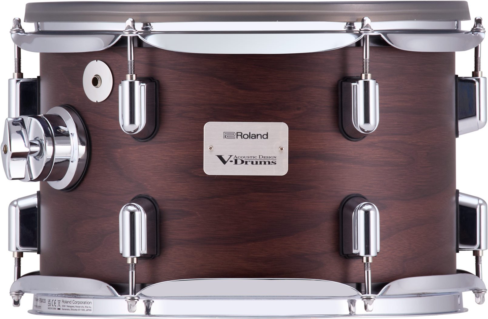 Roland KD-22-SW Kick Drum Pad – 22 Zoll E-Drum Bassdrum mit Satin Walnut Holzkessel