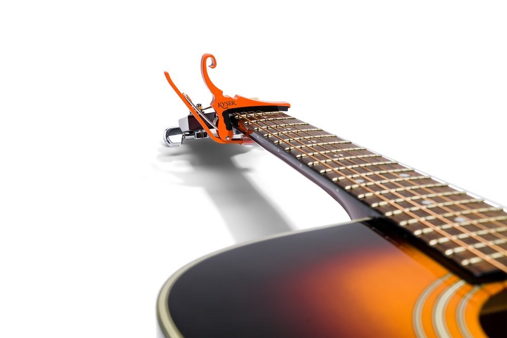 KG6OA Quick-Change Acoustic Capo - Orange Blaze