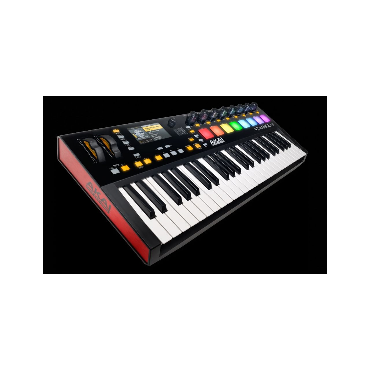 Akai Advance 49 49 Tasten USB/MIDI Keyboard Controller mit Farbdisplay