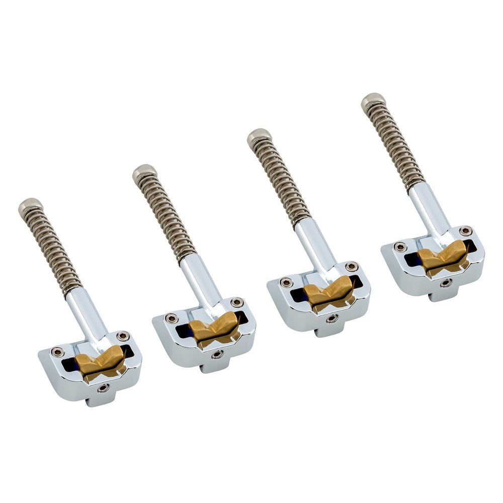  4 String KickAss Saddle Set - Chrome