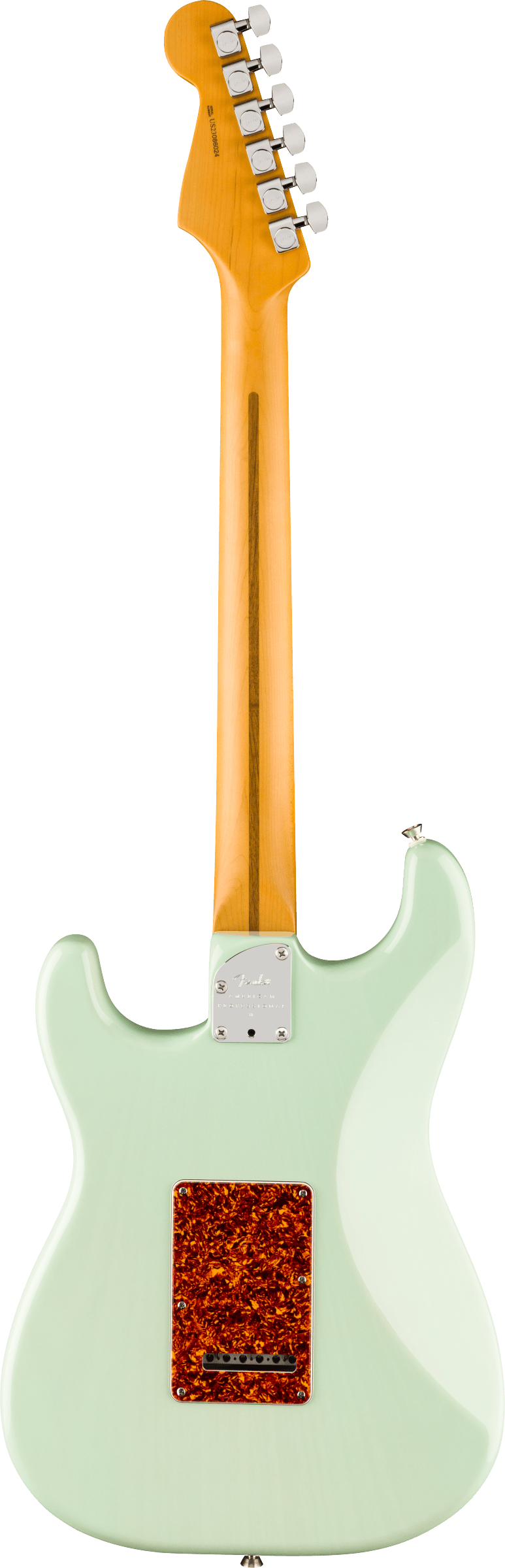 American Professional II Stratocaster® Thinline, Rosewood Fingerboard, Transparent Surf Green
