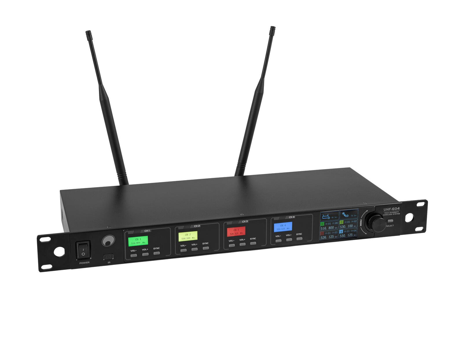 UHF-604 4-Kanal  Funkmikrofon-System 823-832/863-865 MHz