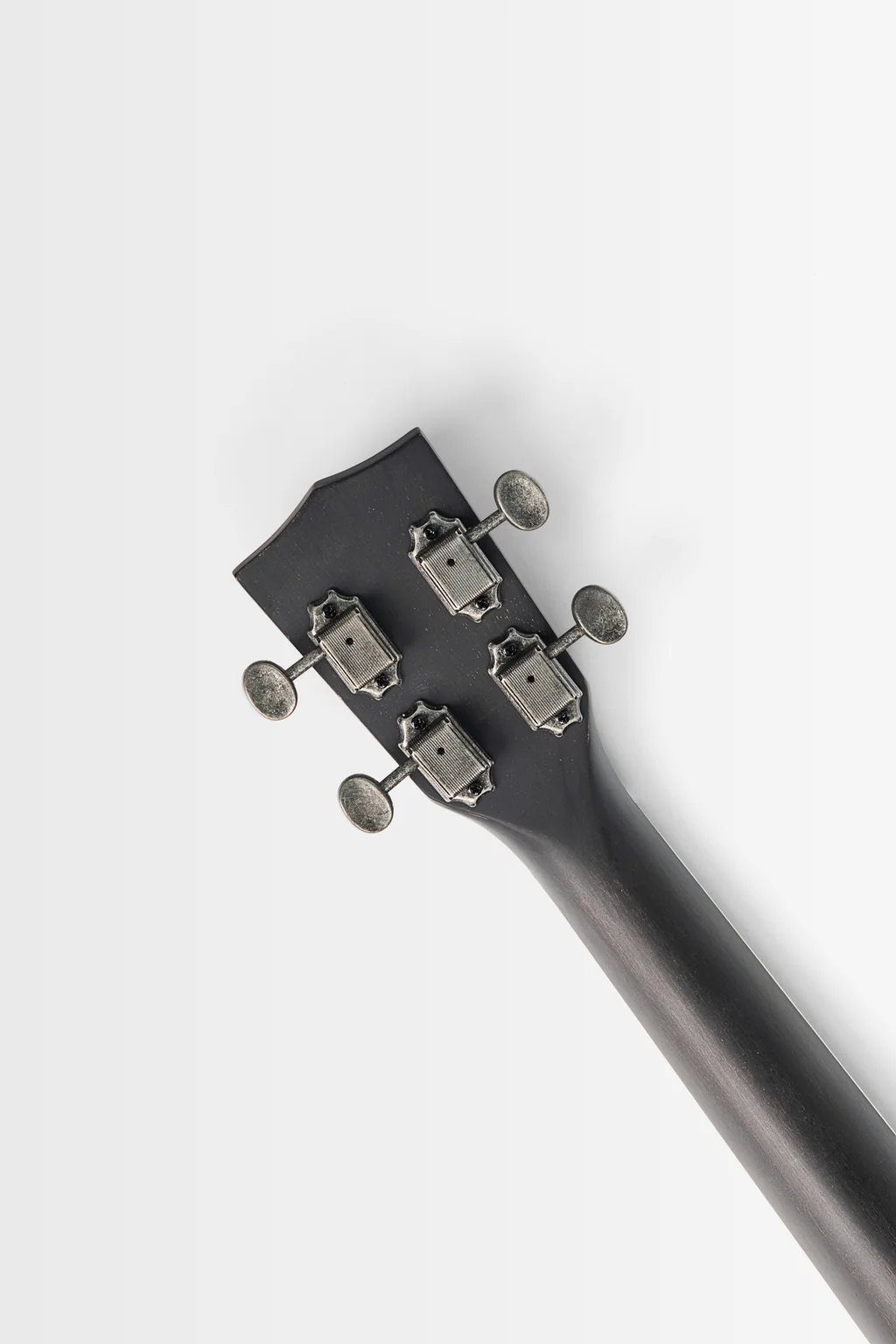Matte Black Tenor Resonator Ukulele