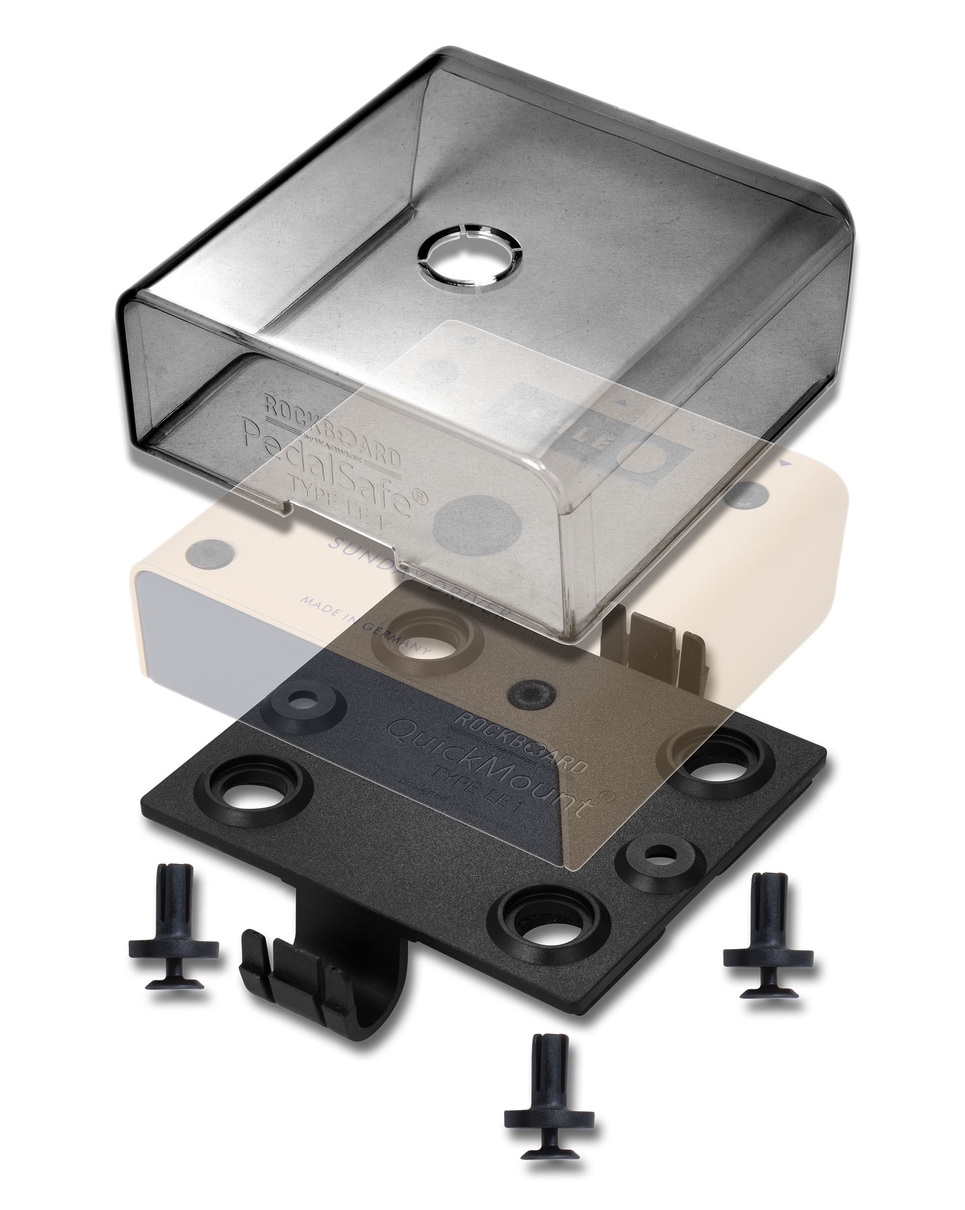 PedalSafe Type LE1 - Protective Cover and Rockboard Mounting Plate