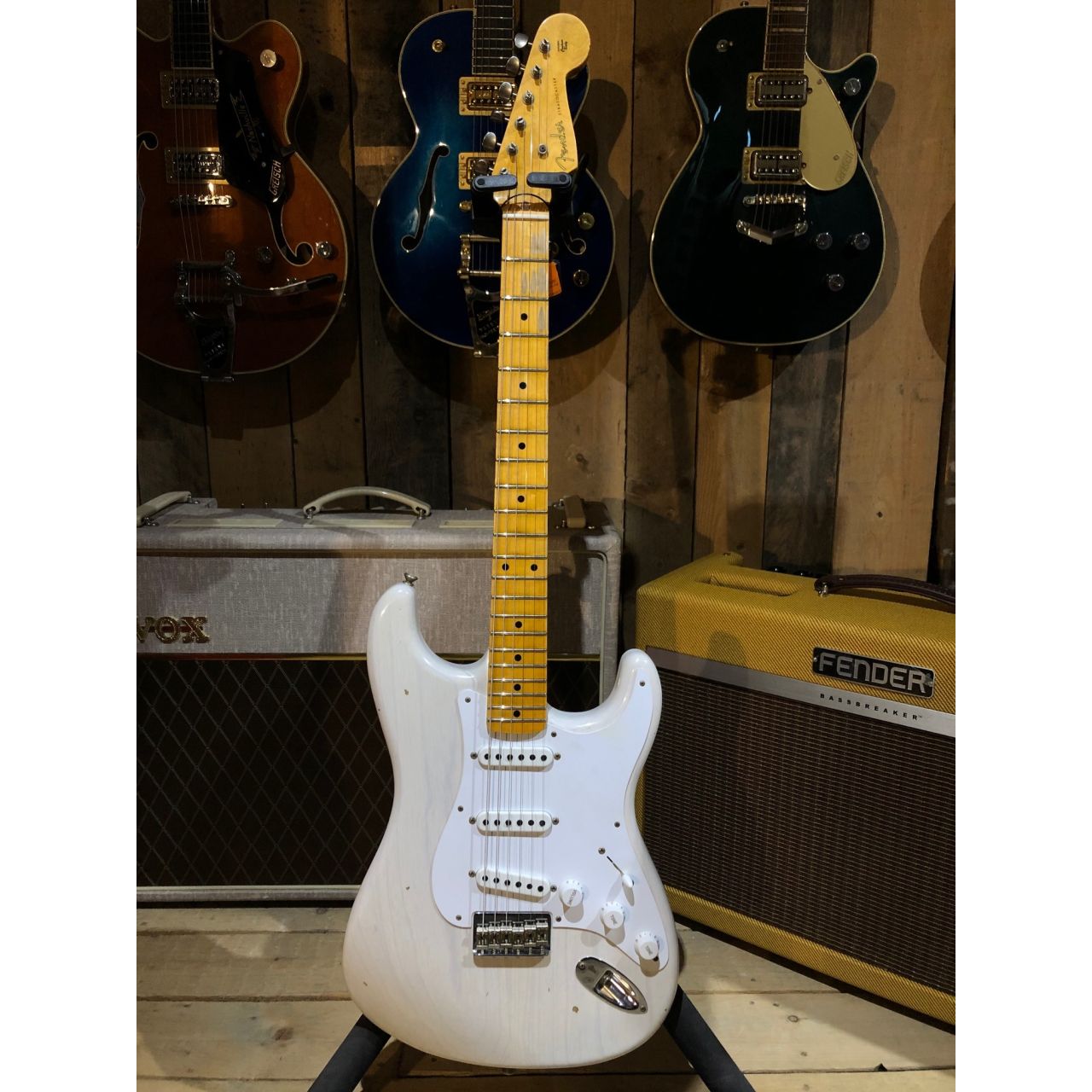 Custom Shop '55 Stratocaster Journeyman, Maple, White Blonde