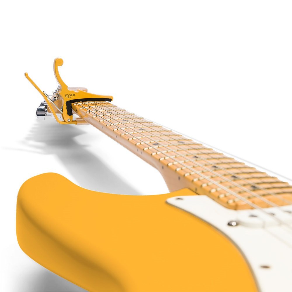 KGEFBBA Fender x Kyser Kapodaster Quick-Change - Butterscotch Blonde