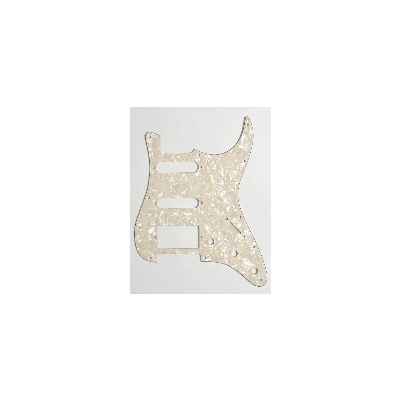 PG14P Pickguard Strat HSS white pearl