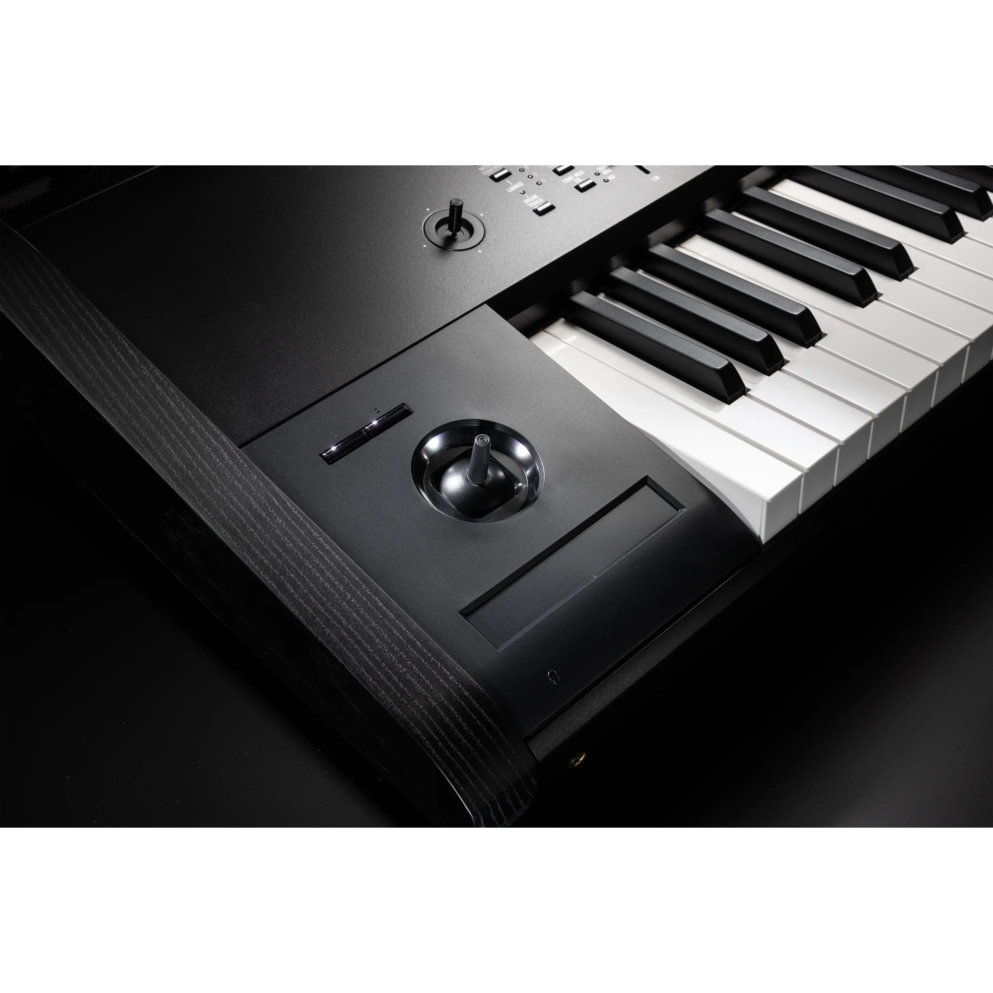 Korg Kronos 61 2025 Vector-Joystick und Ribbon-Controller Nahaufnahme
