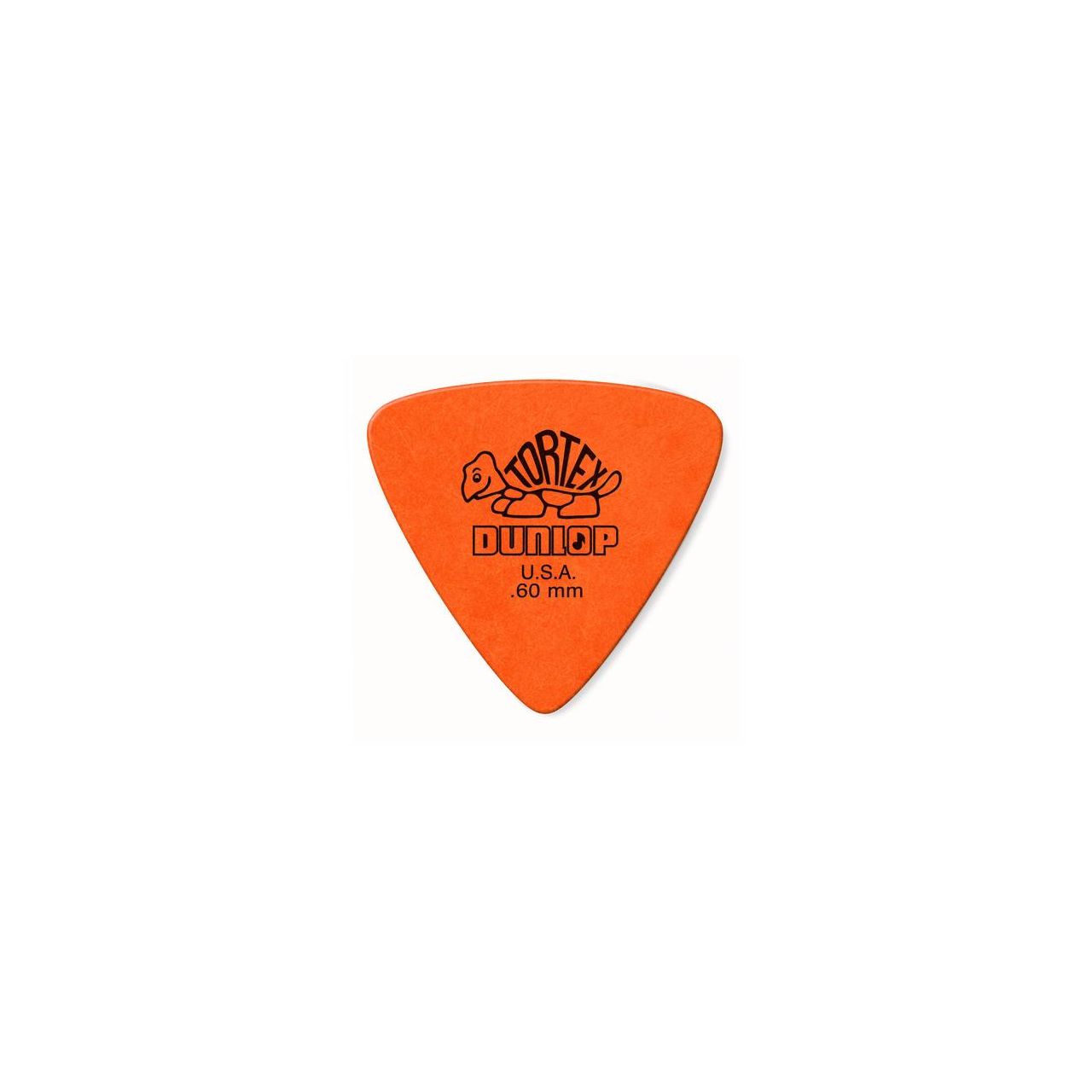 Tortex Triangle Picks, Refill Pack, 72 pcs., orange, 0.60 mm 