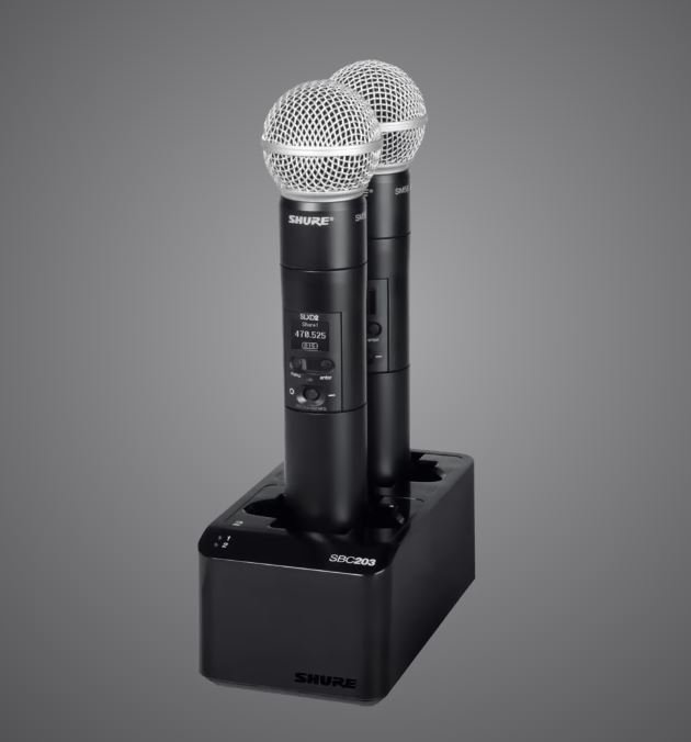 SBC203 2-fach-Ladestation für SB903 Lithium-Ionen-Akkus