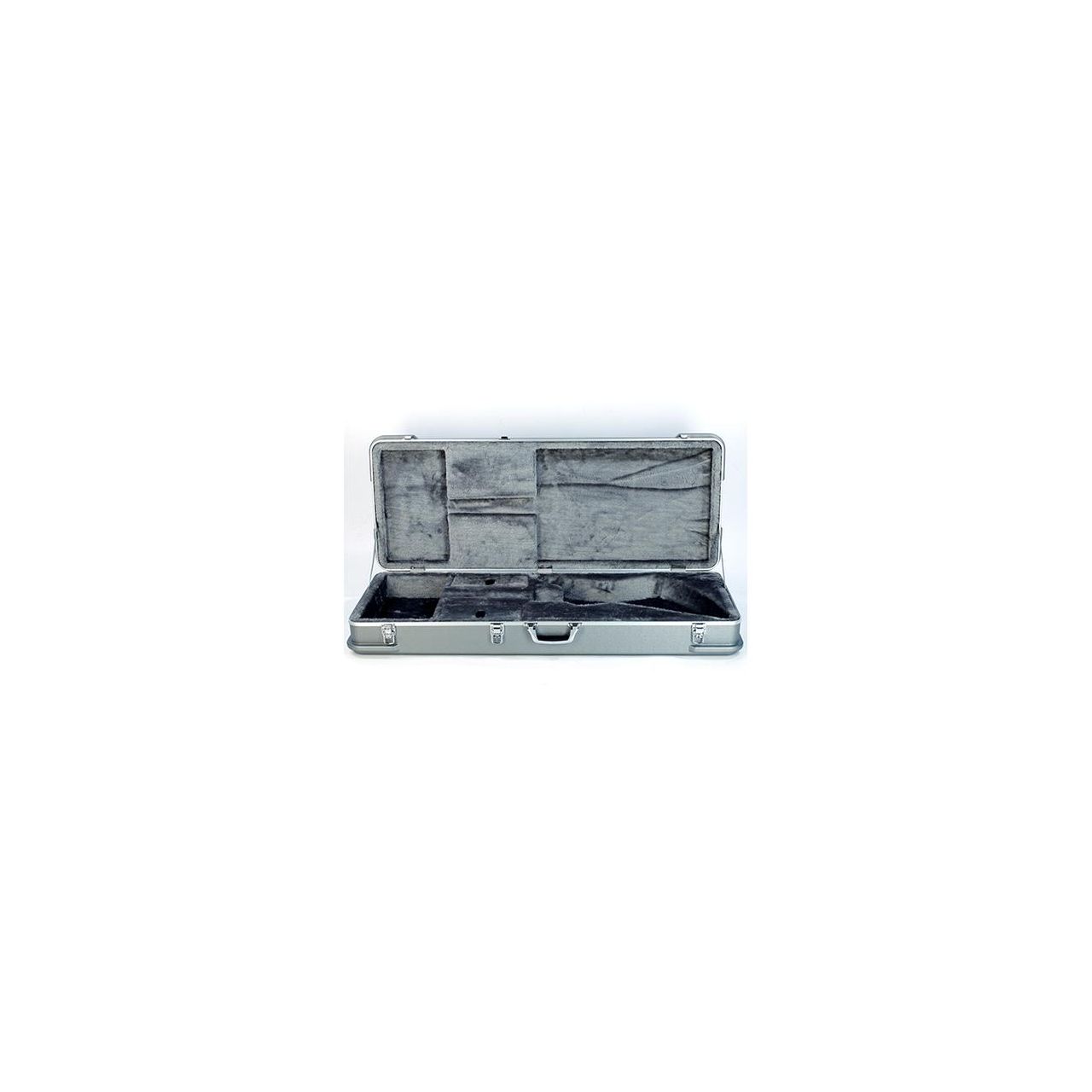 Premium ABS Case - X-Style Electric Guitar, rectangular, silver