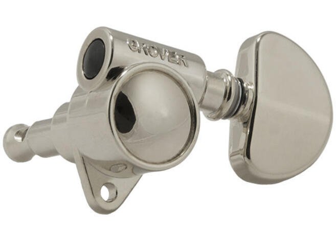 102NV Original 'Milk Bottle' Style Rotomatics - Guitar Machine Heads, 3 + 3 - Nickel