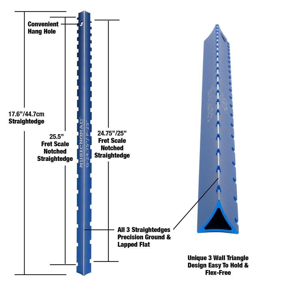 Tri-Beam 3'n 1 Dual Notched Straight Edge & Precision