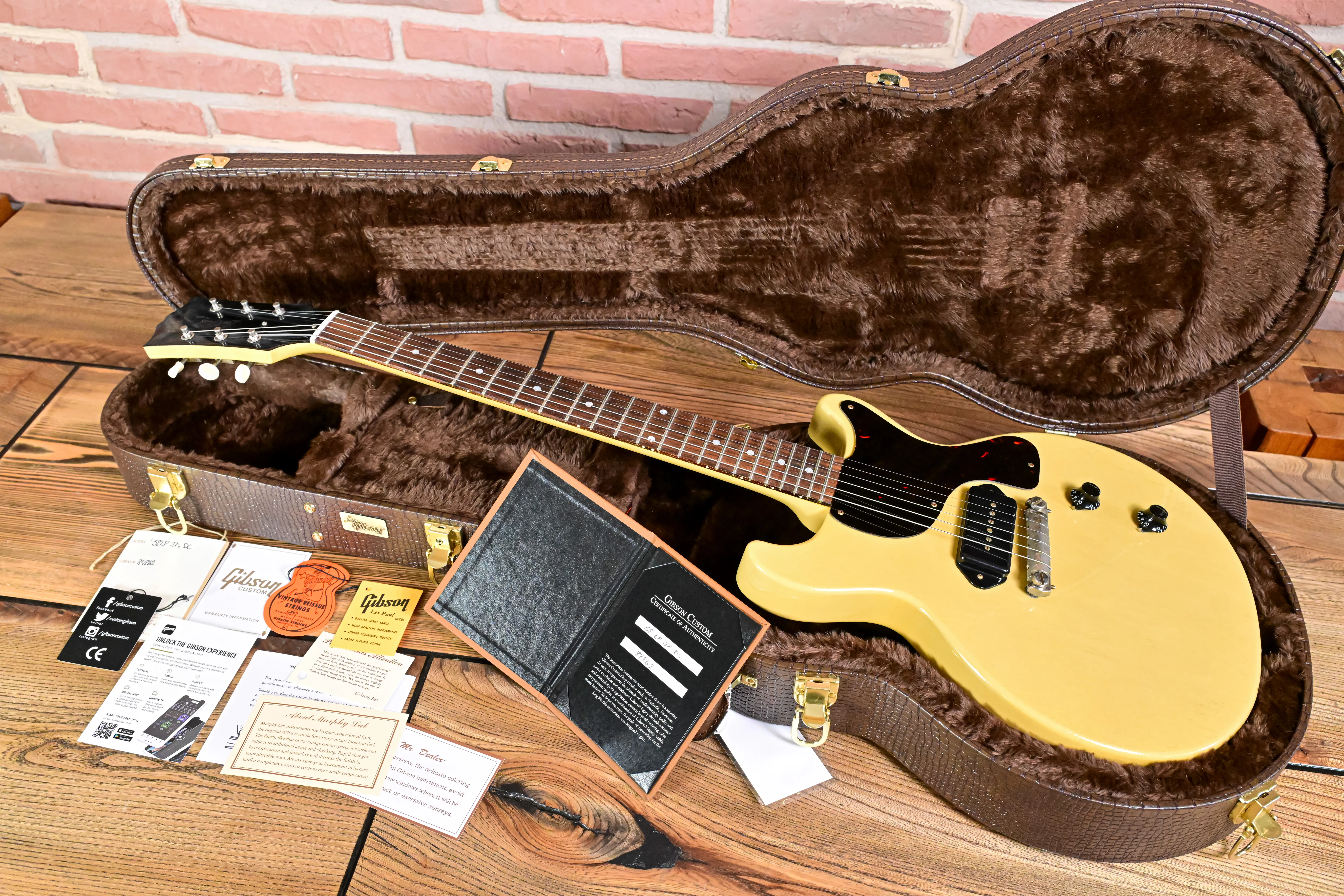 1958 Les Paul Junior Double Cut Reissue VOS TV Yellow