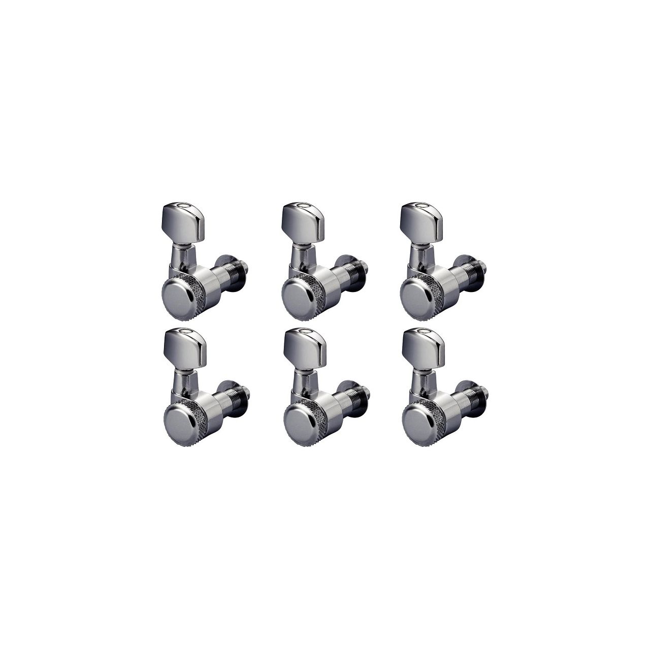 M6 Klemm-Mechanik 6 links - Mechniksatz für E-Gitarre