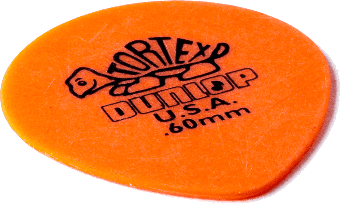 Tortex Teardrop Picks, Refill Pack, 72 pcs., orange, 0.60 mm 