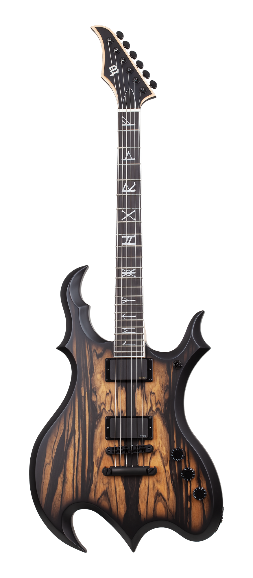 Wrathmaker Pale Moon Ebony Black Burst