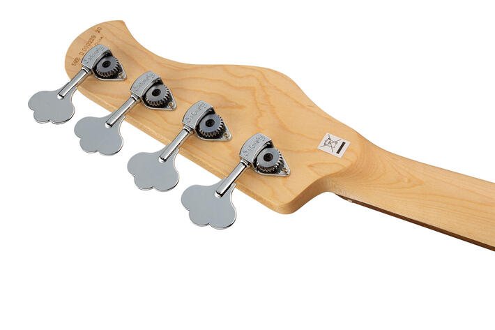 MetroExpress 21-Fret Vintage J/J Bass, Morado Fingerboard, Lefthand, 4-String - Solid Black High Pol