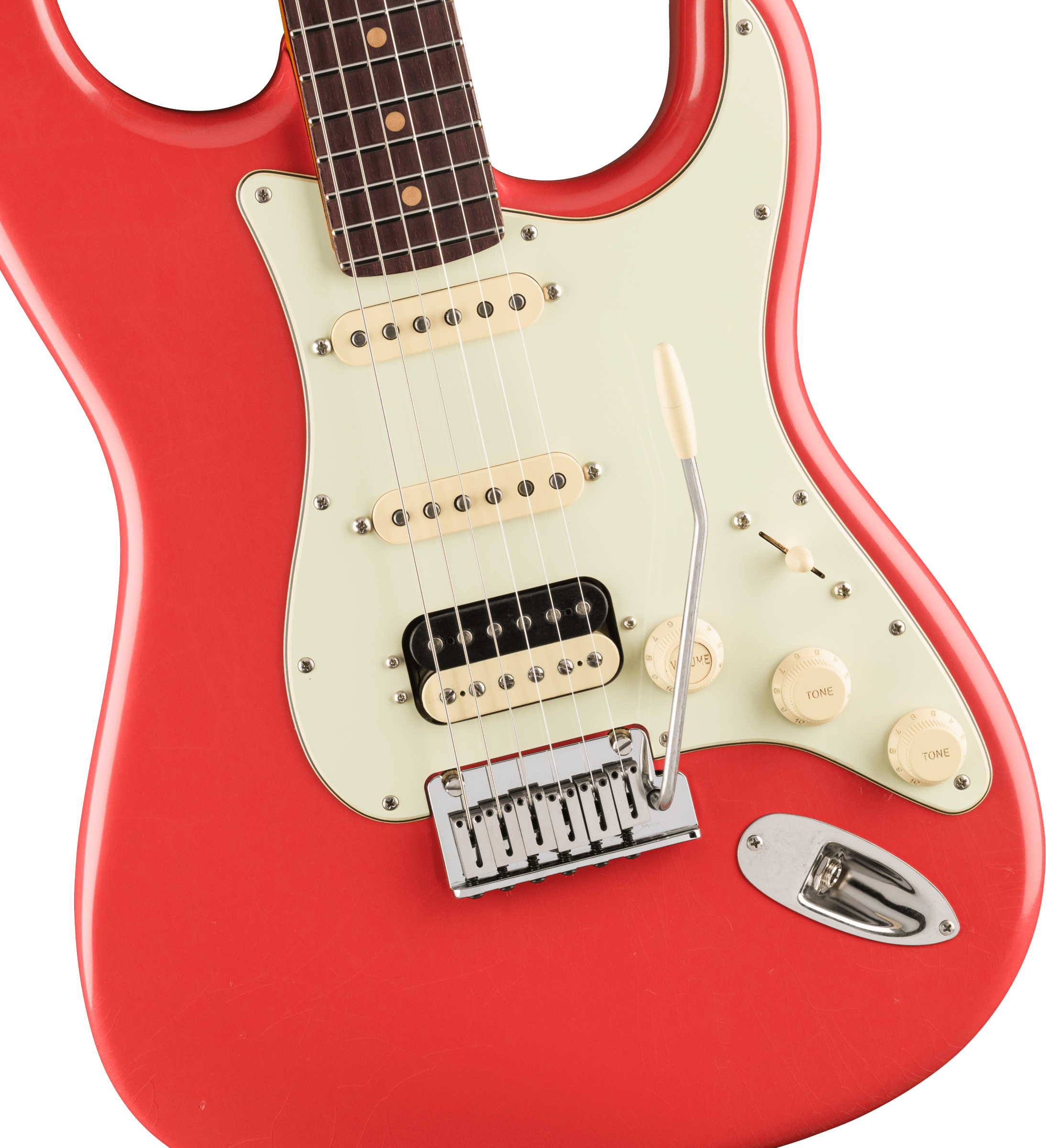 Ultra Luxe Vintage  60s Stratocaster HSS Fiesta Red