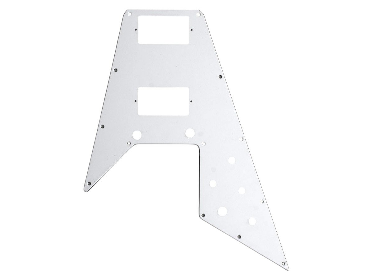 Pickguard für Flying V, 3-lagig, Weiß