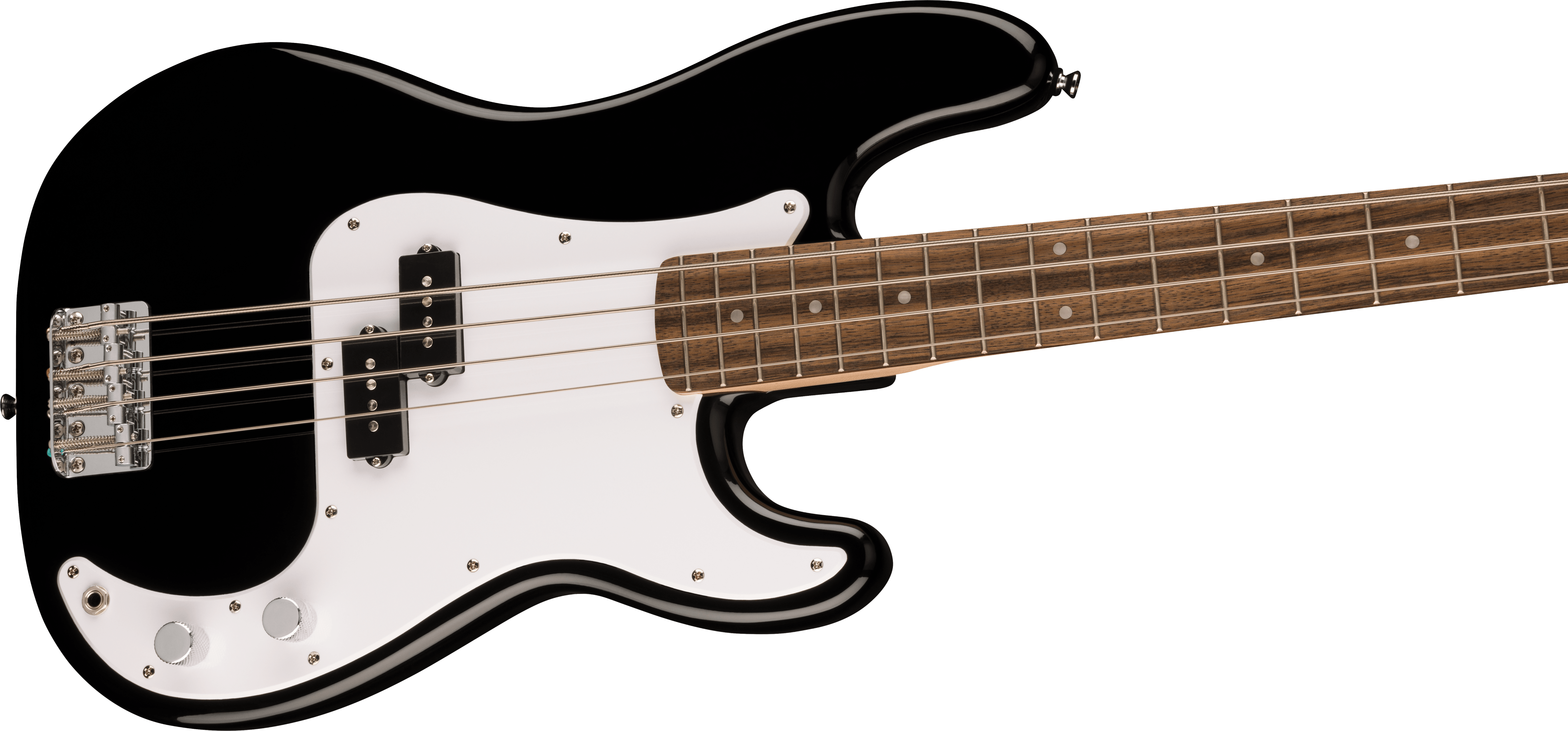 Sonic™ Precision Bass®, Laurel Fingerboard, White Pickguard, Black
