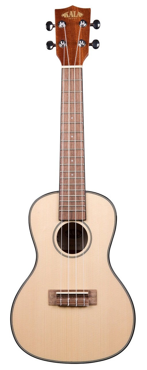 Solid Spruce Top Concert Ukulele with EQ, Concert Bag (UB-C)