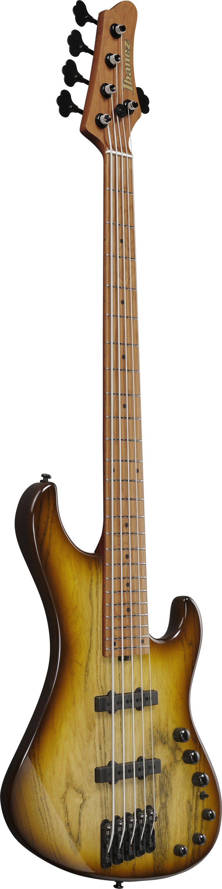 MDM1305-NAB 5-String E-Bass Natural Stained Amber Burst 