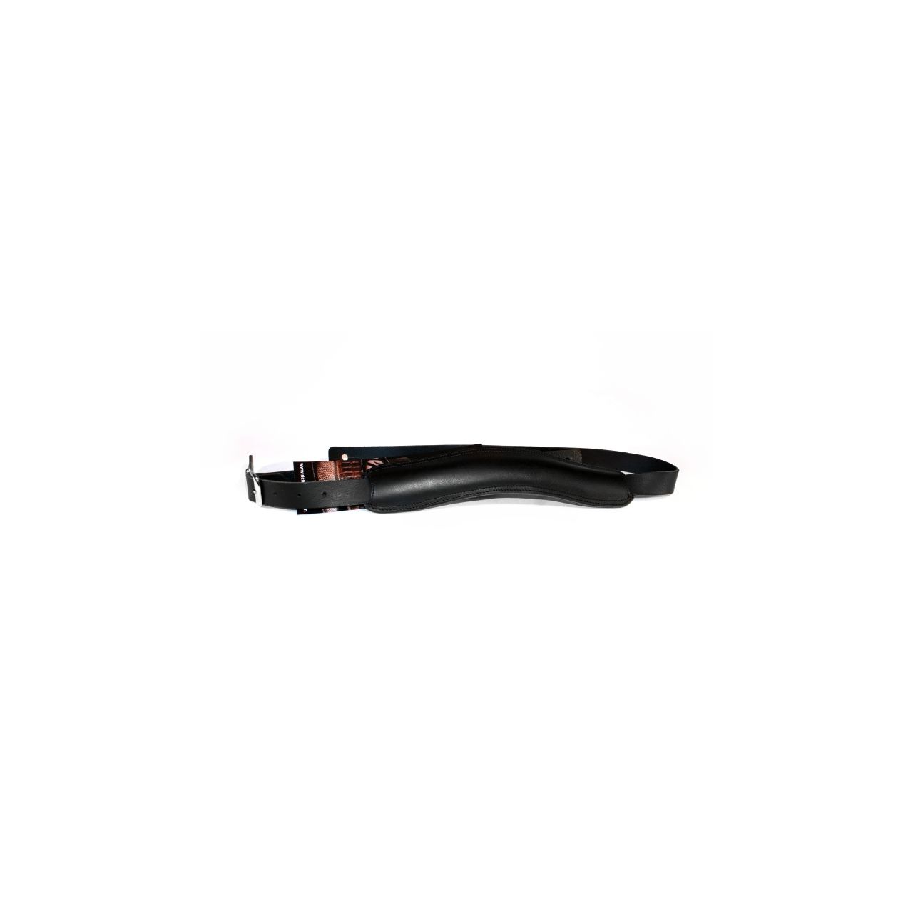 1020 Ledergurt Slim Deluxe Buffalo Black - Short, Made in Germany