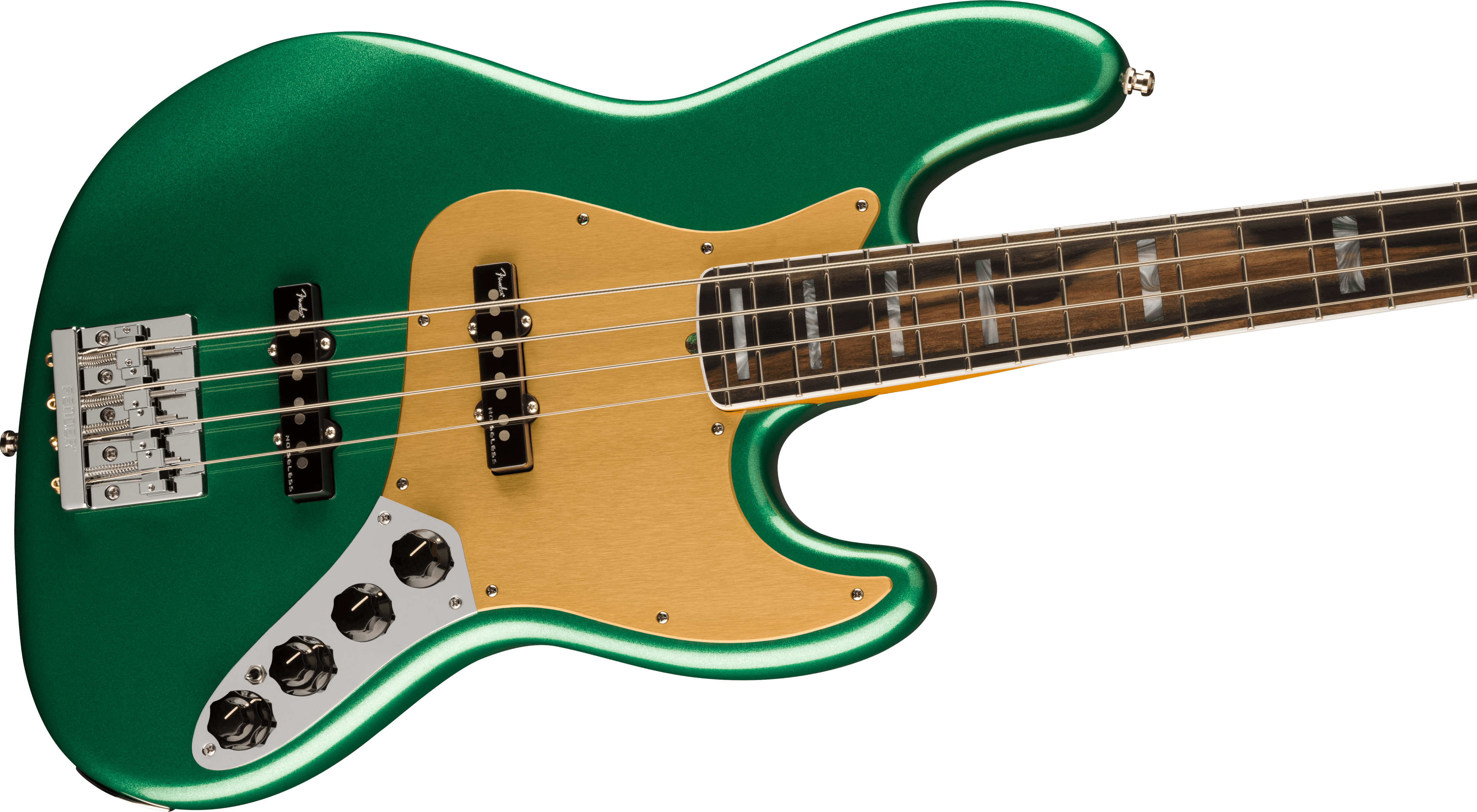 American Ultra Jazz Bass®, Ebony Fingerboard, Mystic Pine Green