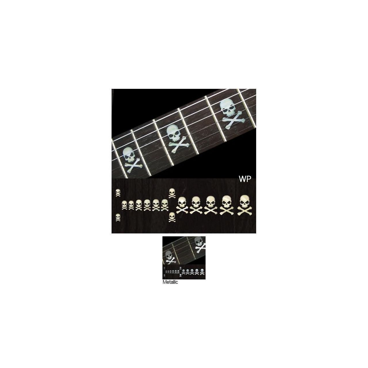Inlay Stickers Fret Mark-Skull w/ Crossbones