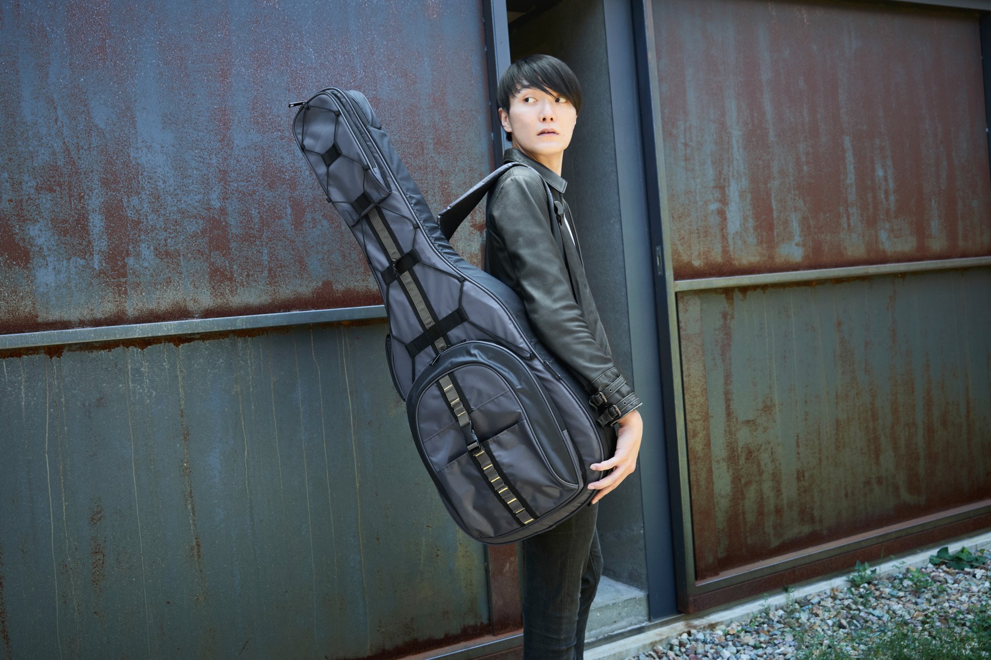POWERPAD Gig Bag für E-Gitarre - Grau