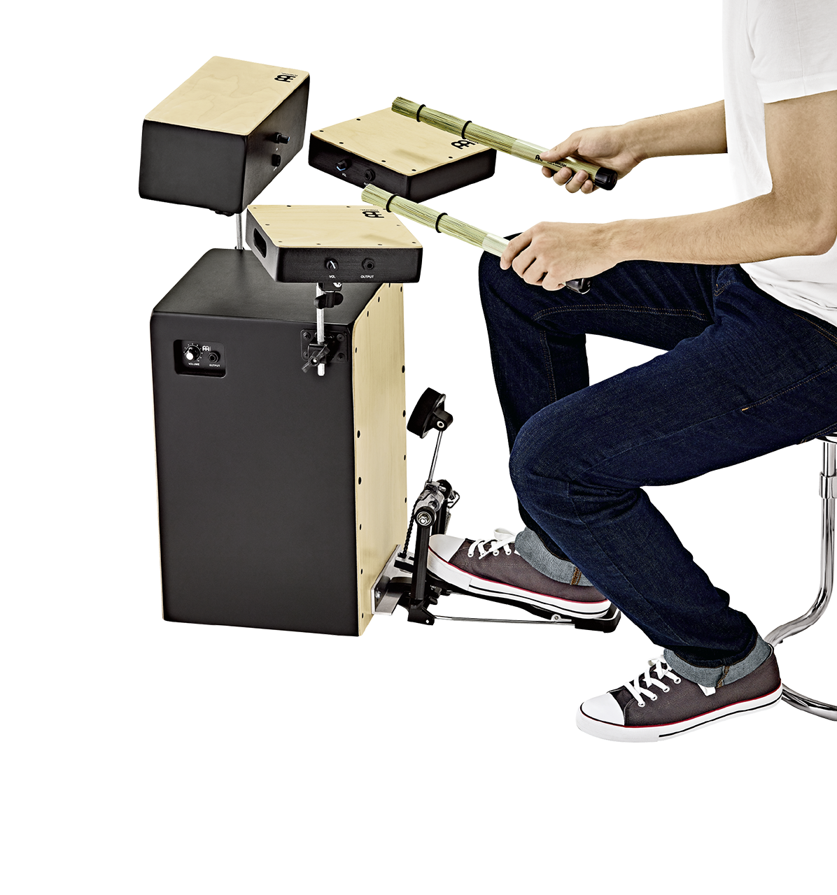 Cocktail Cajon Kit mit Pick Up