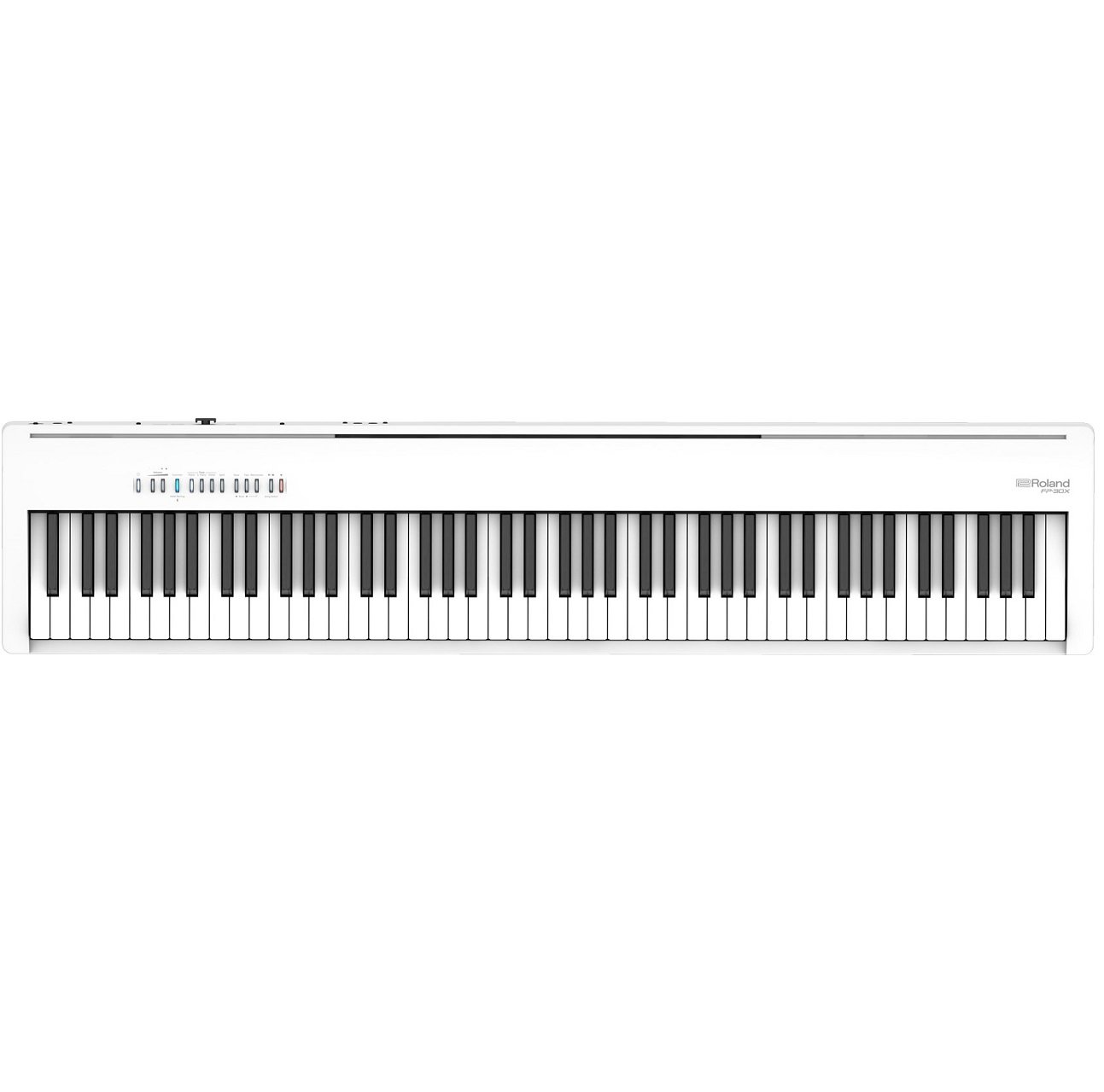 ROLAND FP-30X WH Digitalpiano – Frontansicht in Weiß