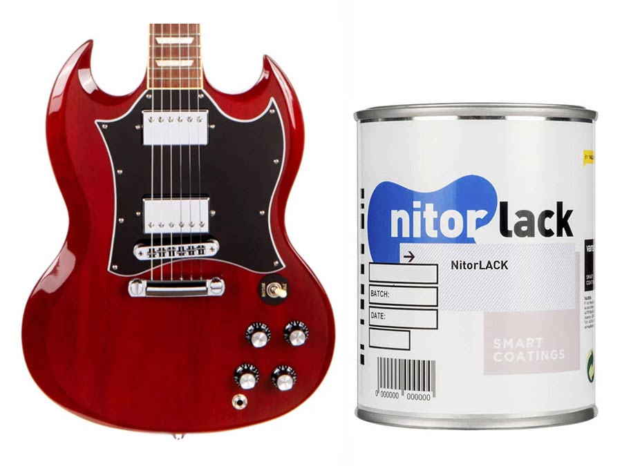 Nitrocelluloselack Heritage Cherry - 500ml Dose