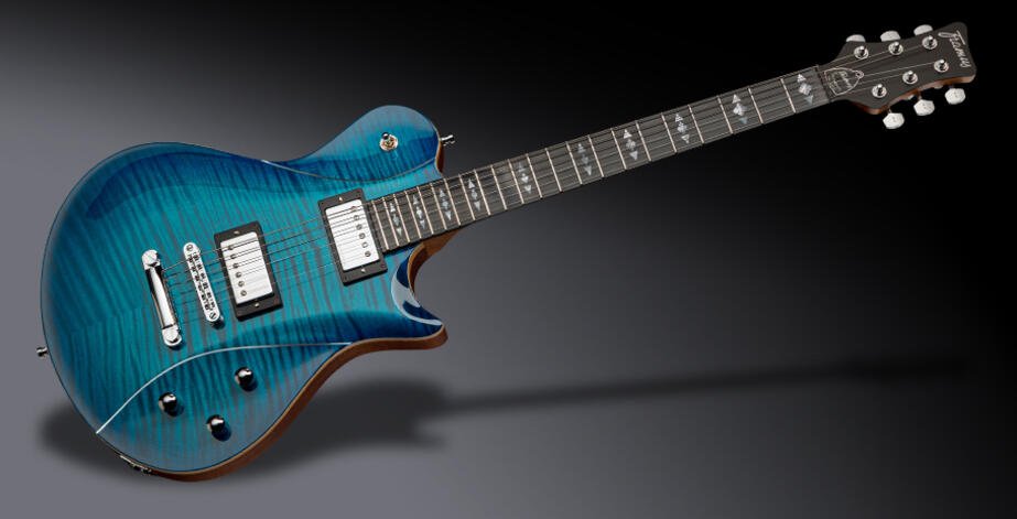 Teambuilt Pro Series Panthera II Supreme - Lagoon Blueburst Transparent High Polish, Satin Back / Si
