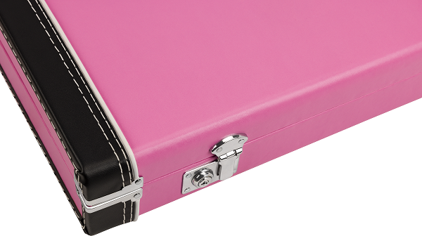 Joe Strummer Strat Tele Case Pink  Leopard