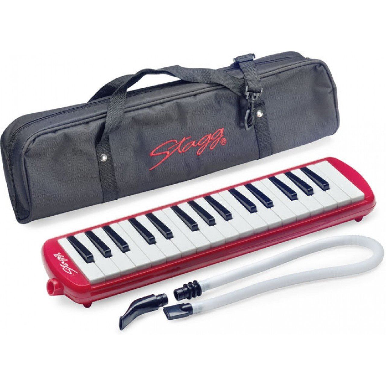 Melodica mit Tasche rot - MELOSTA32 RD