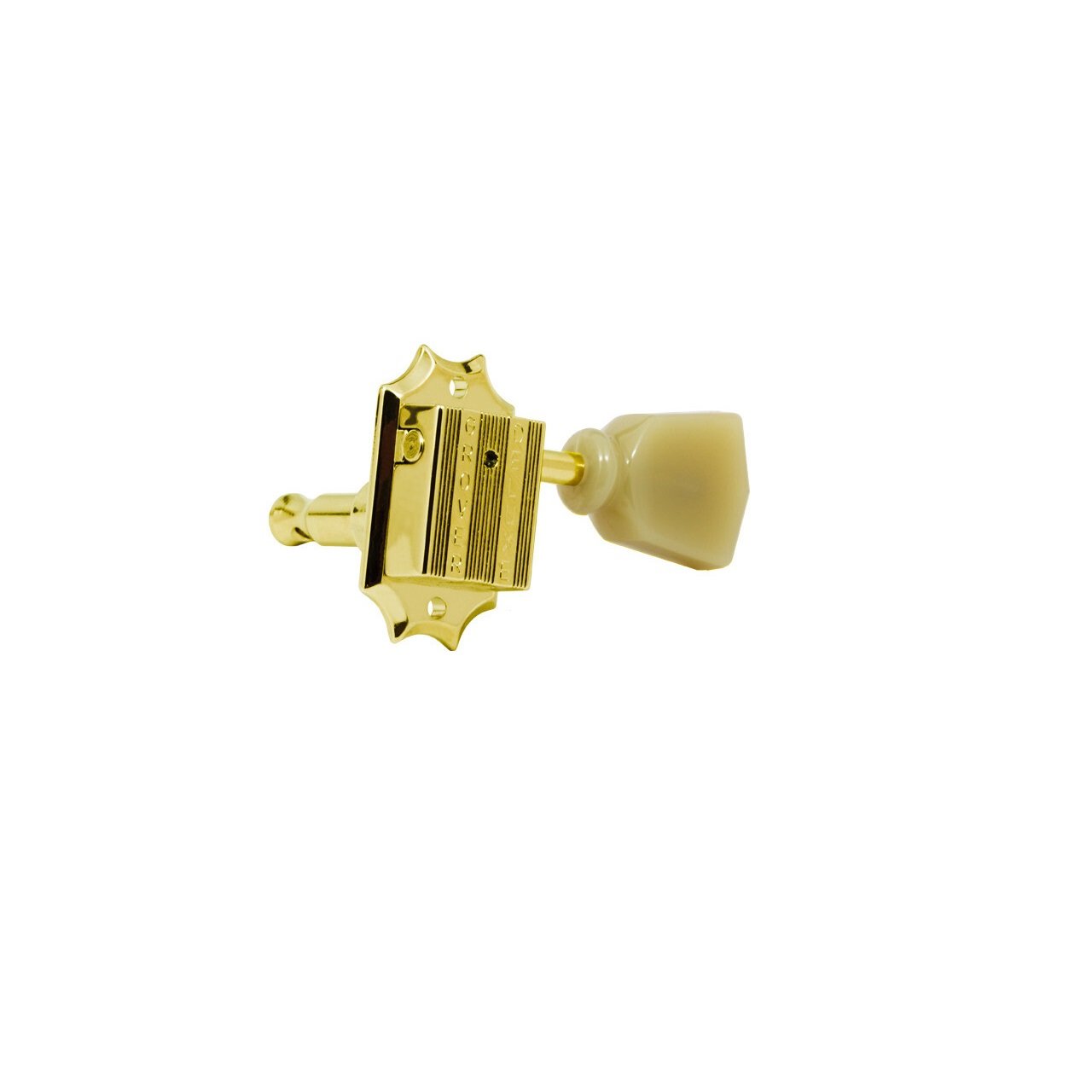 135G Vintage Machine Heads - Single Guitar Machine Head, 1 Piece, Bass Side (Left) - Gold