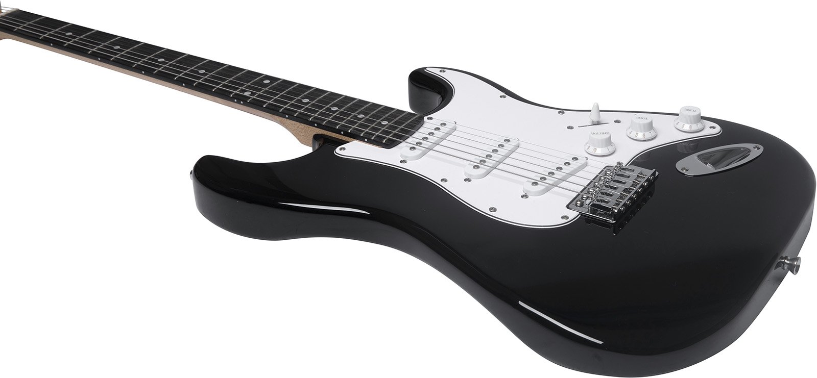ST-100 3/4 Junior E-Gitarre Black