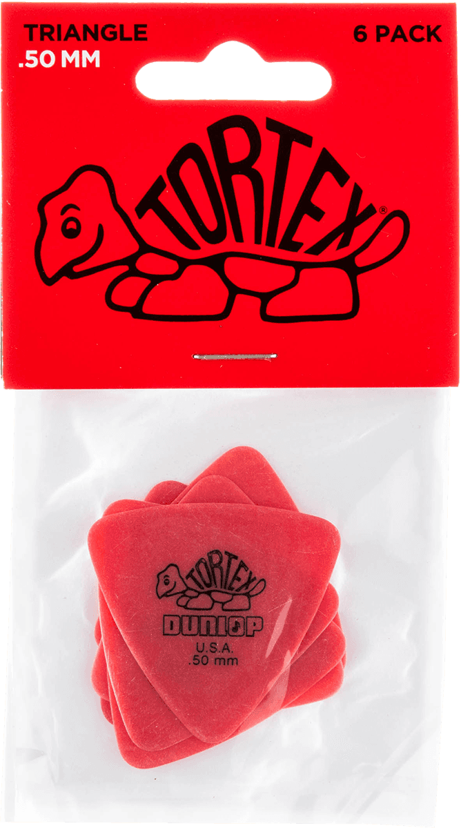 Tortex Triangle Playerïs Pack 6 Stück rot 0,50