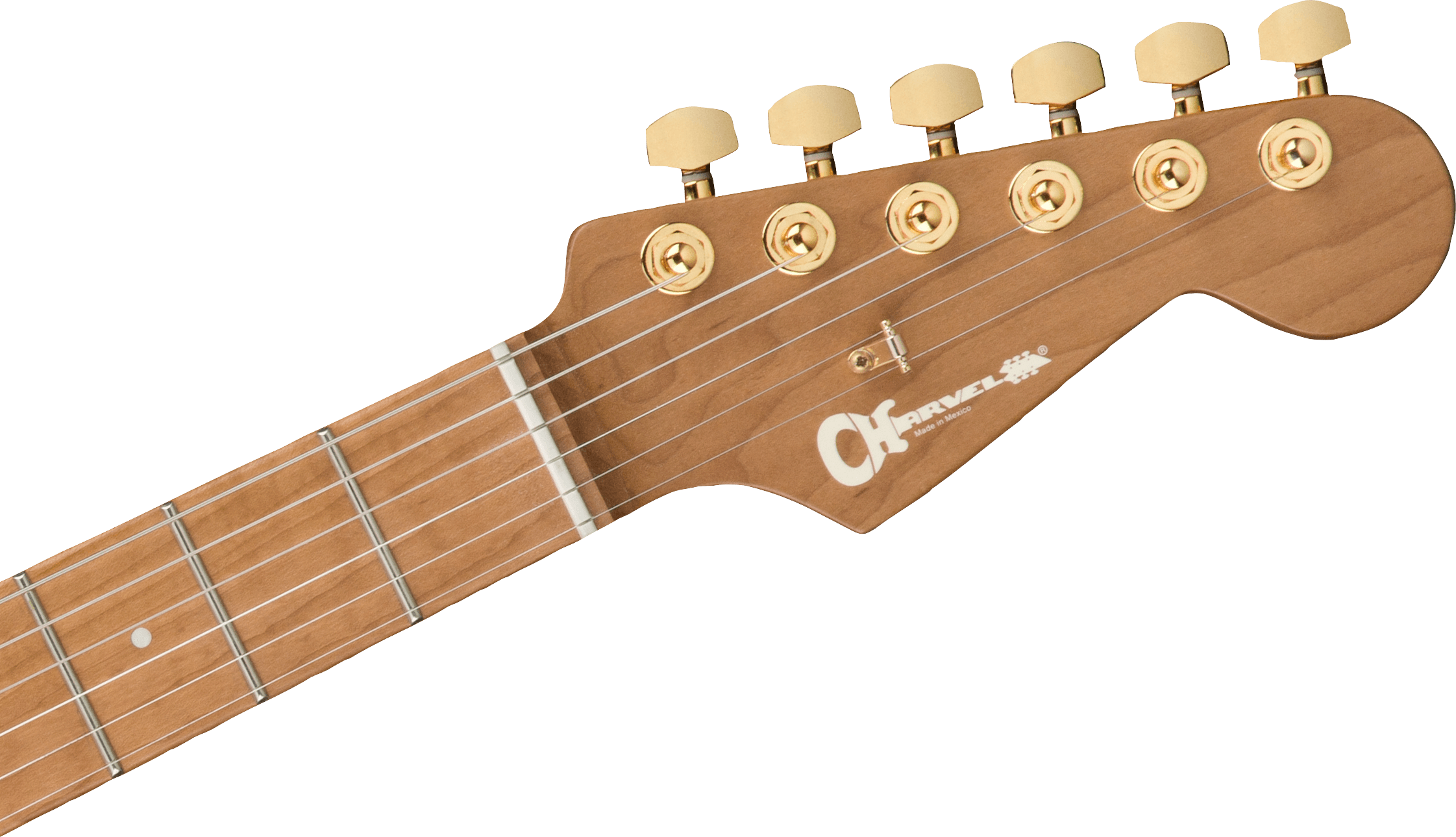 Pro-Mod DK22 SSS 2PT CM Mahogany with Walnut, Natural