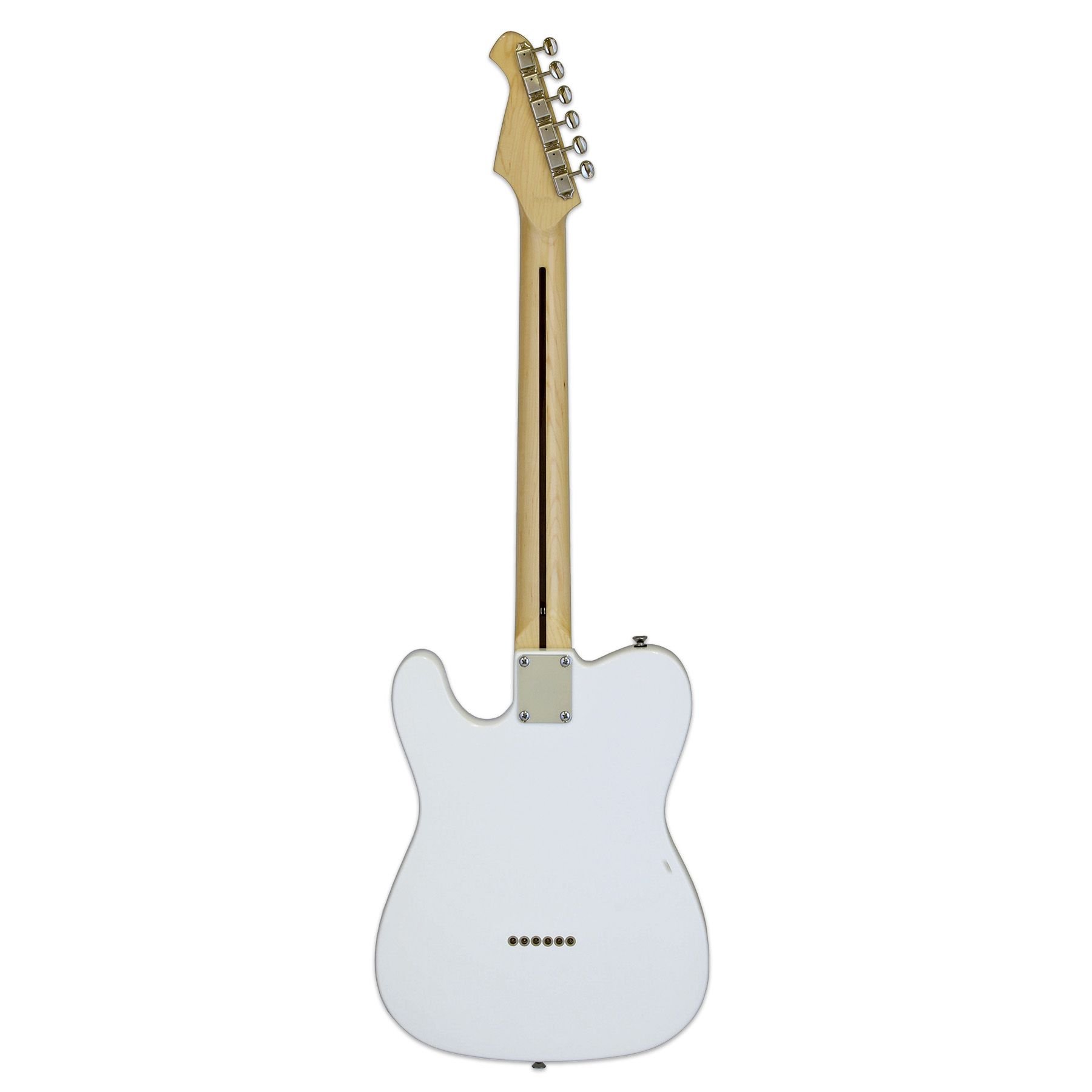 TEG Thinline Telecaster tortoise white