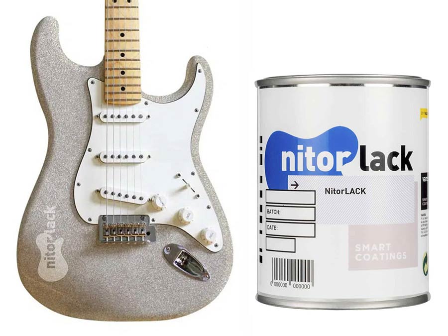 NitorPOL Acrylfarbe silversparkle - 500ml Dose