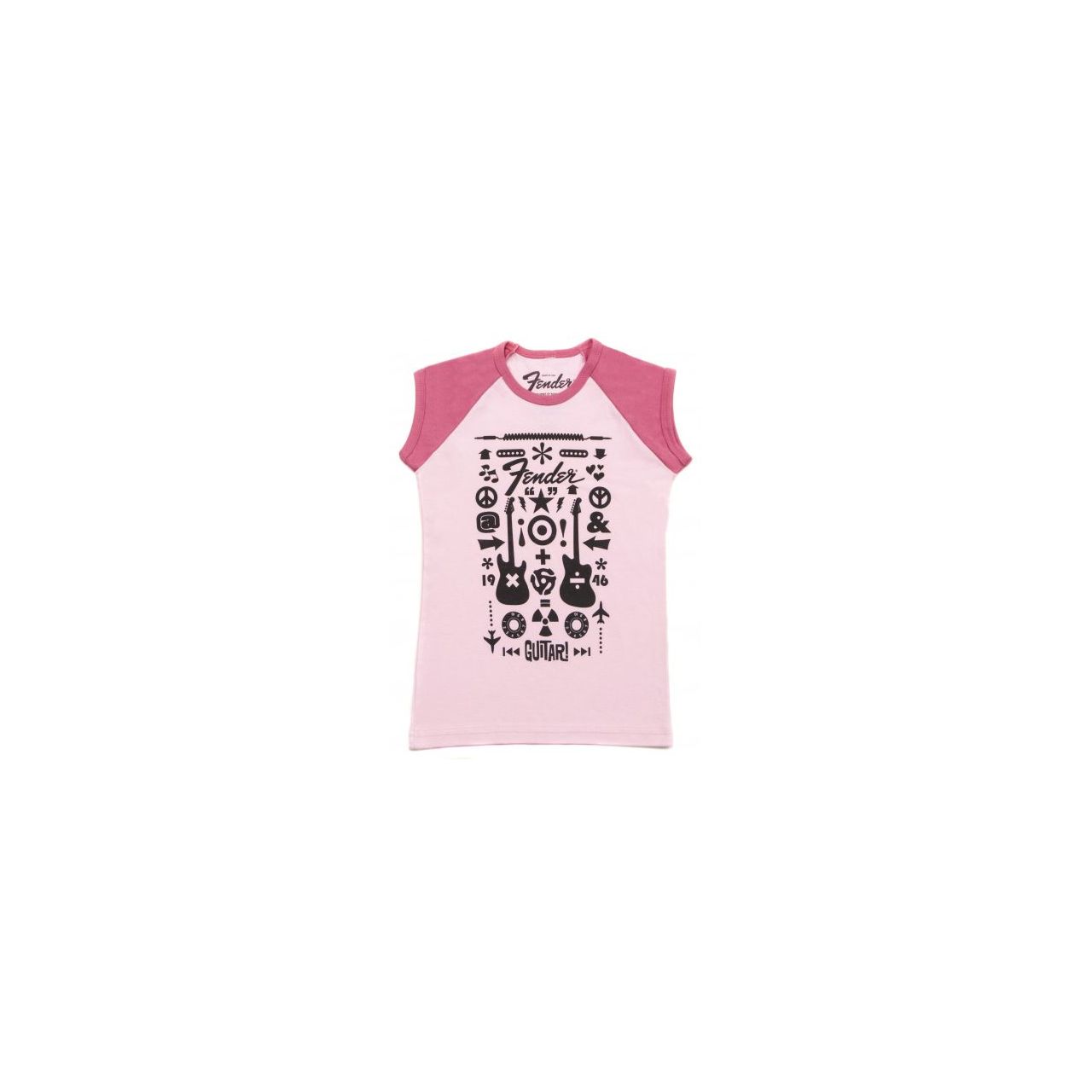 Guitar Formula Youth T-Shirt - Pink (für etwa 8-Jährige)