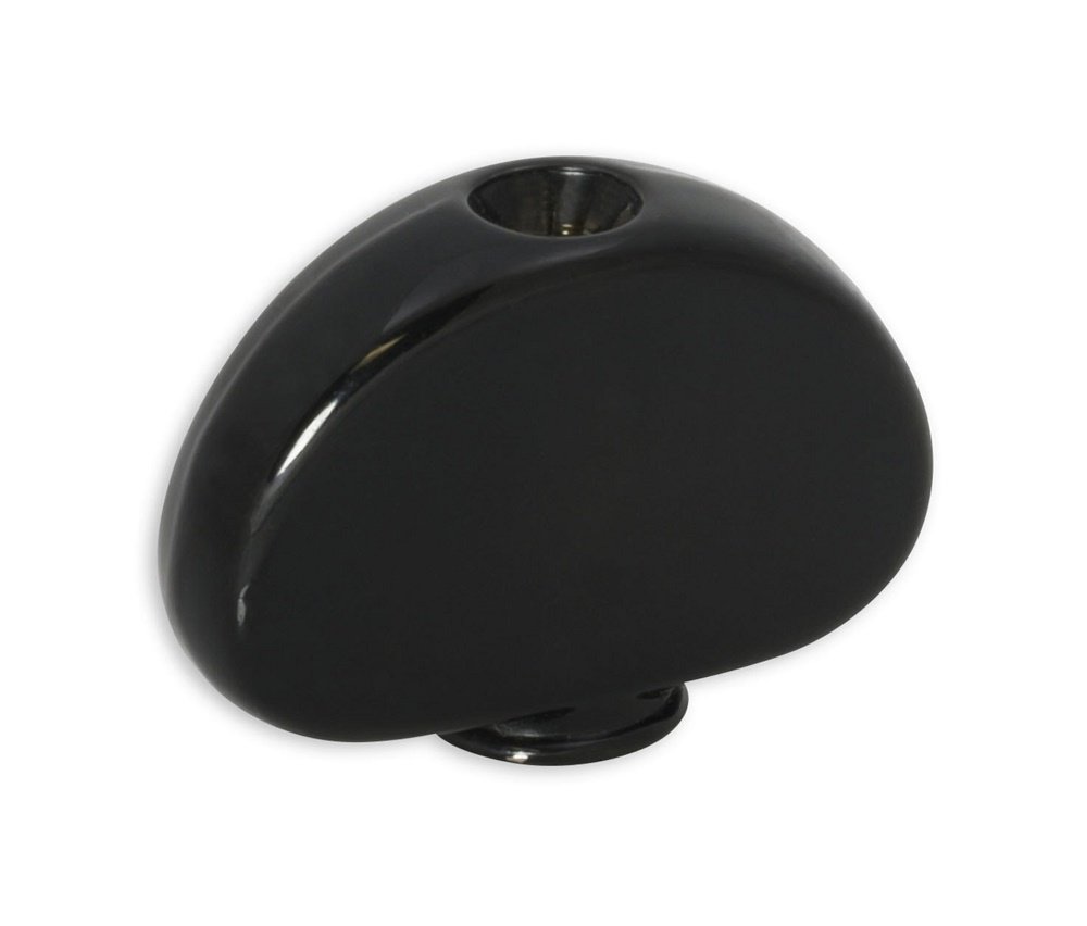 GP102BC Standard Size Kidney Buttons 6 pcs -  Black Chrome