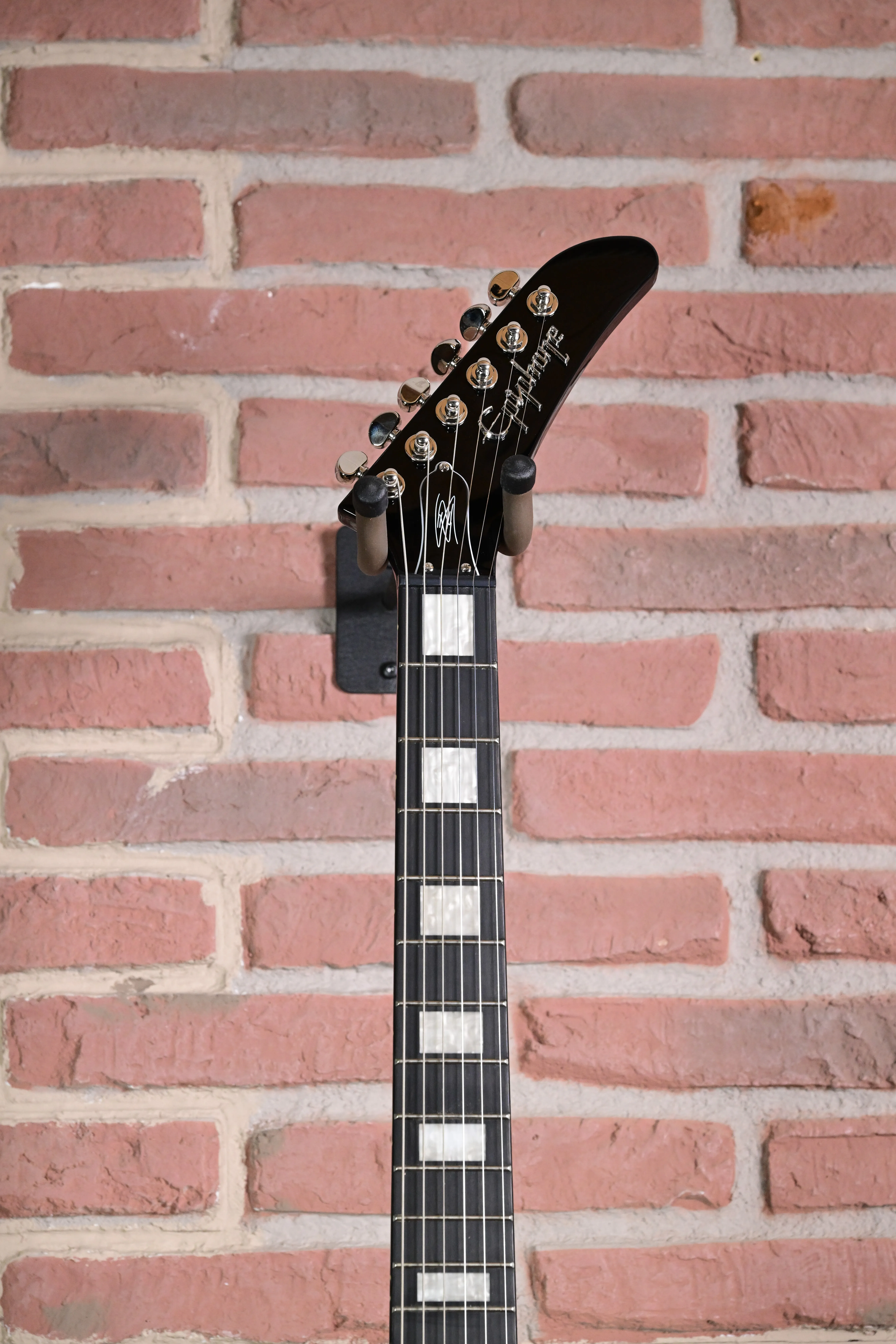 Lzzy Hale Explorer Custom Black Diamond Holographic Sparkle