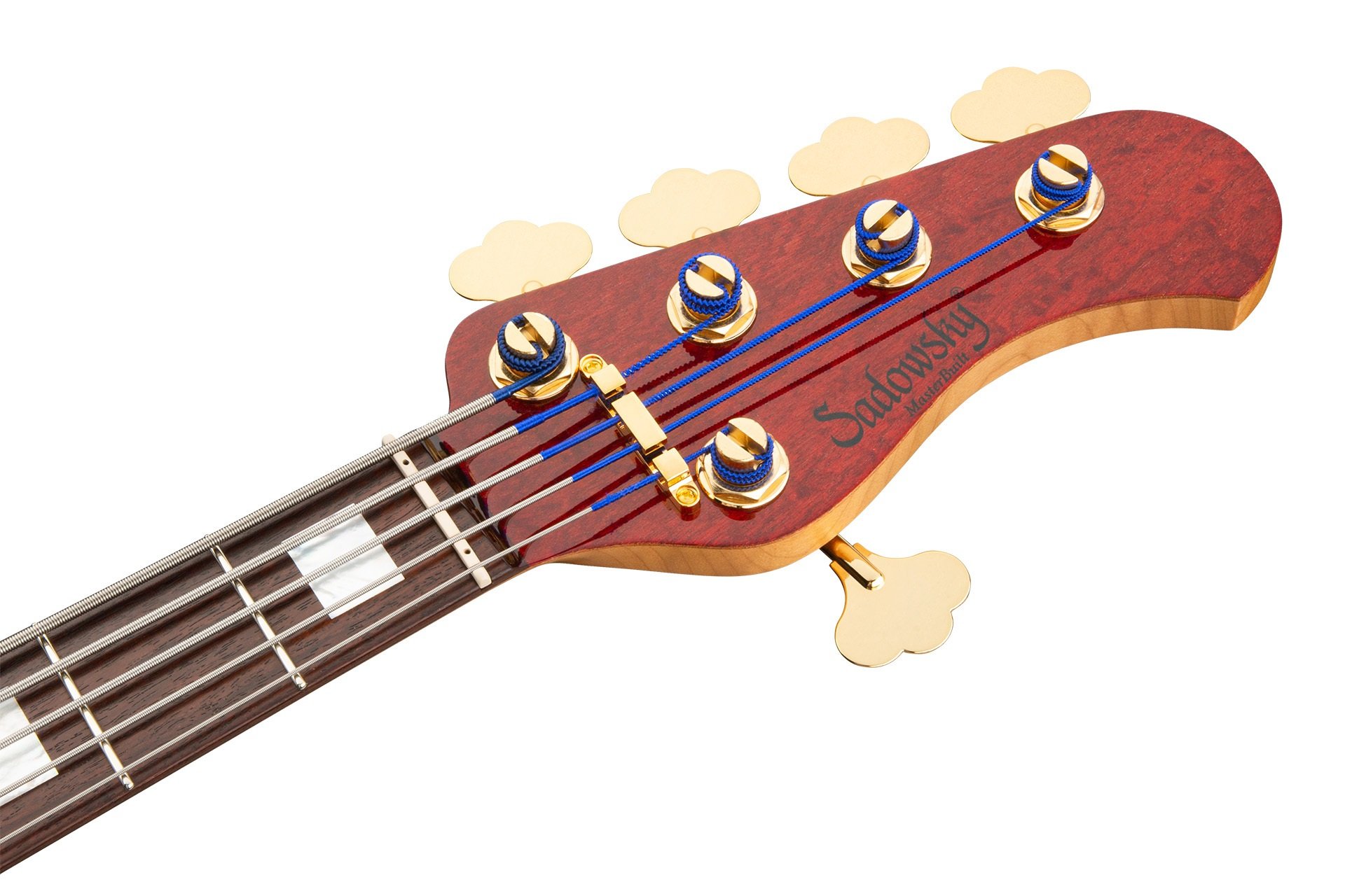 MasterBuilt 21-Fret Standard J/J Bass, Limited Edition 2023, 5-String - Majestic Red