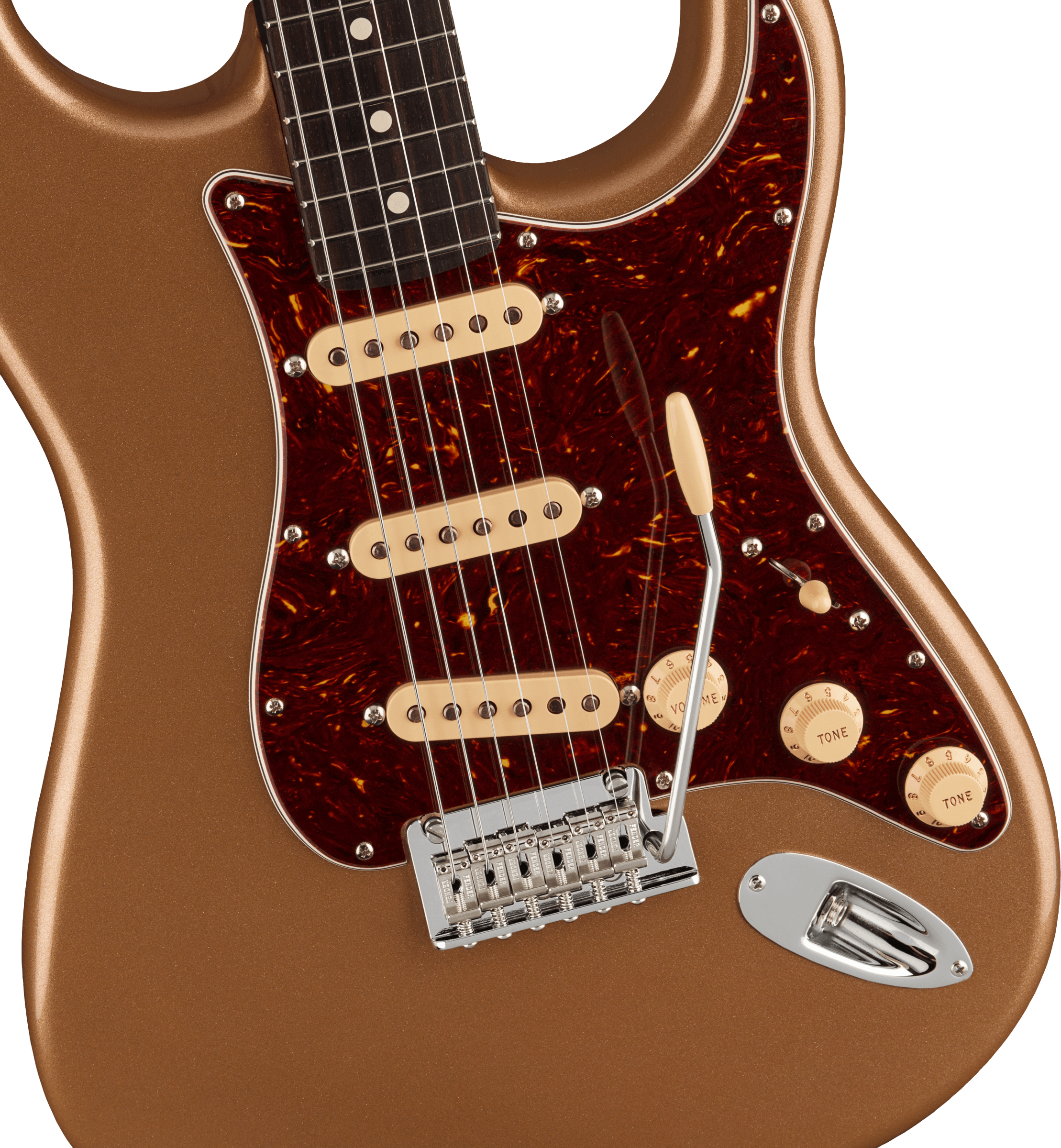 DE American Professional II Stratocaster® Firemist Gold, Rosewood Neck